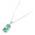 Autre Marque Collana in platino, smeraldo e diamante Verde - vista 2