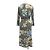 LEONARD FASHION Kleid Beige Grün Khaki - Ansicht 2