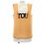 Top Len Lye Dries Van Noten Blanco Naranja