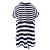 Top Moncler Bianco Blu navy - vista 2