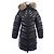 Abrigo Moncler FULMAR Blue Frost Fox Down Negro