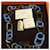 Hermès Hermes Variation Buffalo Horn Long Necklace Blue  - view 5