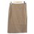 Falda Jil Sander de mezcla de cachemir Castaño