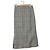 Autre Marque ESTNATION Check Wool Midi Skirt Brown