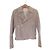 Autre Marque Chaqueta Rider de ante de cabra IENA Beige