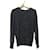 Autre Marque PLST Strickpullover mit Metallic-Effekt Schwarz