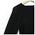 Autre Marque All Saints Candice Strickkleid mit Ärmeln Schwarz - Ansicht 4