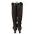 Max Mara Wildleder-Lange Stiefel Braun - Ansicht 2