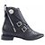 Louis Vuitton Lederstiefel Schwarz