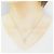 Autre Marque Collana Cross Diamond in Au750 Rosa - vista 6