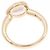 Autre Marque Anello Veretta Ottavia Au750 Rose Quartz Rosa - vista 3