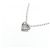 Autre Marque Collana a Cuore in Diamanti e Oro Bianco K10 Argento - vista 4