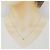 Autre Marque Collana a Cuore in Diamanti e Oro Bianco K10 Argento - vista 6