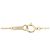 Autre Marque Au750 Cross Diamond Necklace Golden - view 5