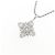 Autre Marque Collana in oro bianco Au750 e diamanti Argento - vista 3