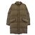 Casaco de plumas Jil Sander Verde Caqui