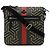 Borsa a tracolla Gucci GG Kaleido GG Supreme in PVC Nero Rosso Beige Verde