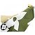 Borsa a tracolla Louis Vuitton Monogram Giant Bumbag Verde Cachi - vista 6