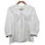 Camicetta Jil Sander con mezza zip Bianco Bianco sporco