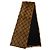 Timeless Stola CHANEL con ricamo logo Vintage Marrone Nero - vista 3