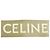 Céline Alça de ombro em couro e lona jacquard com logotipo Celine Marrom Bege - vista 5