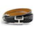 Hermès HERMES Trench Leather Charm Bracelet Black  - view 1