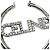 Céline Orecchini a lobo argentati Celine STT3273 con logo in strass Argento - vista 9