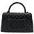 Chanel A92991 Coco Handle 29 Top Caviar Skin Flap Bag Nero - vista 2