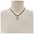 Collana a catena Coco Mark con strass Chanel Nero D'oro - vista 2
