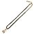 Collana a catena Coco Mark con strass Chanel Nero D'oro - vista 4
