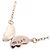 Autre Marque Collana Butterfly in Diamanti K10PG Rosa - vista 4