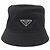 Prada Re-Nylon Cap mit Dreieckslogo Schwarz - Ansicht 2