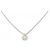 Autre Marque Collana in platino Au750 e diamanti Argento