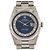 Rolex Day-Date Uhr aus Platin Blau