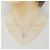 Autre Marque Collana in oro bianco Au750, zaffiro e diamante Argento - vista 6