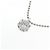 Autre Marque Collana di Diamanti PT900 PT850 Argento - vista 3