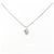Autre Marque Collana in platino PT850 e diamanti Argento