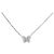 Autre Marque Collana Farfalla con Diamanti Rosa Pt900 Pt850