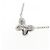 Autre Marque Collana Farfalla con Diamanti Rosa Pt900 Pt850 - vista 4