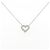 Autre Marque Collana con Diamanti Pt900/Pt850 Argento
