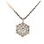 Autre Marque Collana Estelle in Oro Au750 e Diamanti Rosa
