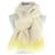 Sciarpa Hermès Wavy Large in cashmere Giallo - vista 3