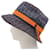 Cappello in cotone Christian Dior Blu Arancione - vista 2