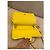 Timeless Chanel Classic Flap Bag medium aus gestepptem Lammleder gelb - Ansicht 10