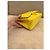 Timeless Chanel Classic Flap Bag medium aus gestepptem Lammleder gelb - Ansicht 3