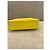 Timeless Chanel Classic Flap Bag medium aus gestepptem Lammleder gelb - Ansicht 7