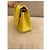 Timeless Chanel Classic Flap Bag medium aus gestepptem Lammleder gelb - Ansicht 8