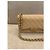 Timeless Chanel Klassische Mittelgröße Klappentasche aus Caviar-Leder beige - Ansicht 3