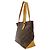 Borsa Tote Louis Vuitton Monogram Marrone - vista 4