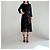 Autre Marque We Are Kindred Vestido Midi con Encaje Negro - vista 4